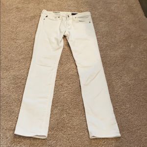 AG White Denim Jeans